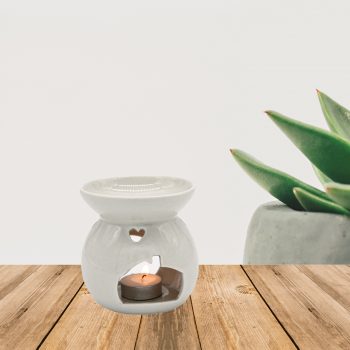 Oil Burner with Cut Out House