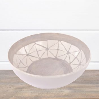 Grey Patterned Bowl