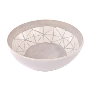 Grey Patterned Bowl