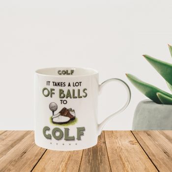 Golfers Fine China Mug