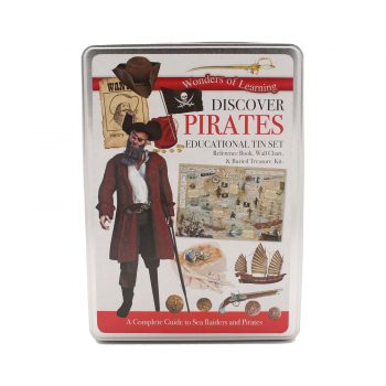 Pirates Educational Tin Set With Buried Treasure Kit