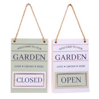 Garden Shed Open/Closed Plaques