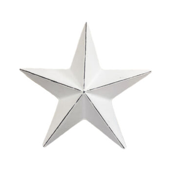 Vintage White Barn Star 32cm